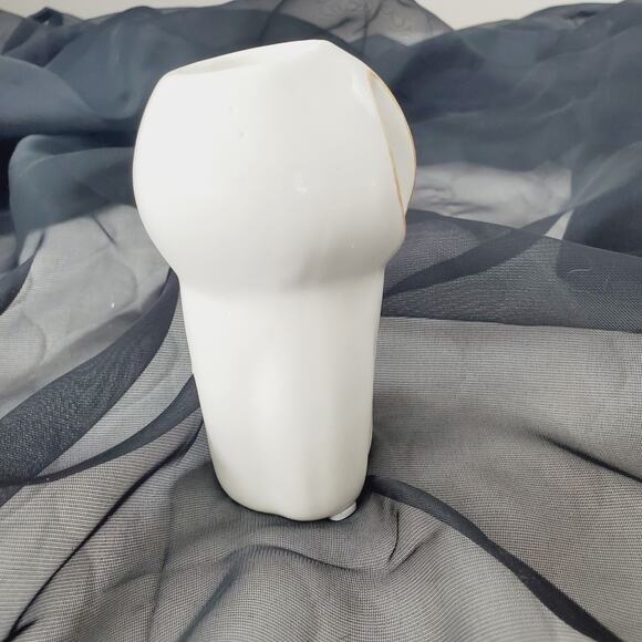 Modern OWL CANDLE Stick HOLDER Adult's White Collectible Stylish MCM Designer - Picture 3 of 7